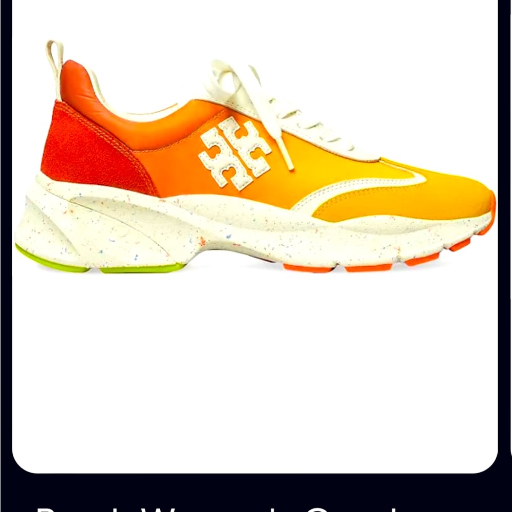 Tory Burch Good Luck trainer size 9